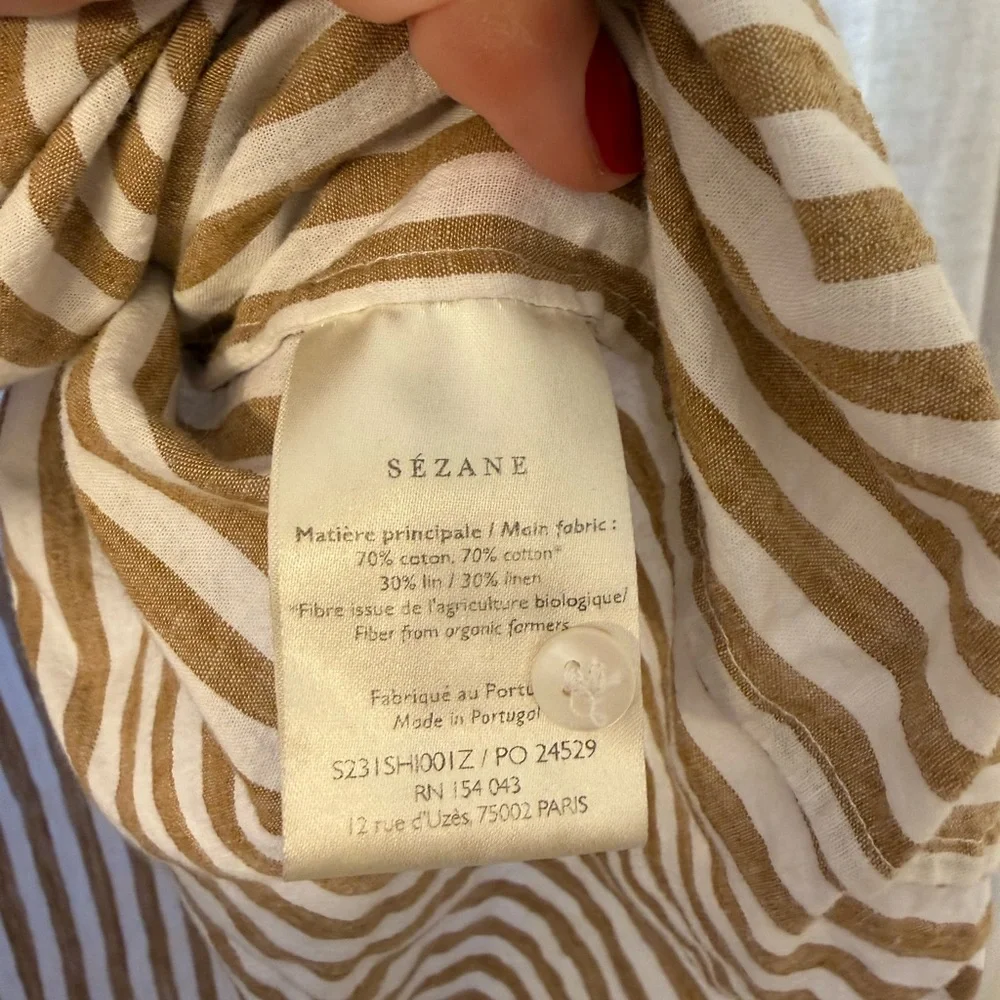 Sezane tomboy shirt - Picture 4 of 8
